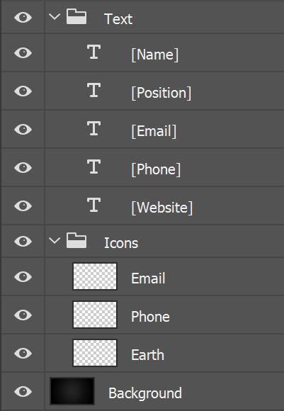 Load image, text and group layers from PSD
