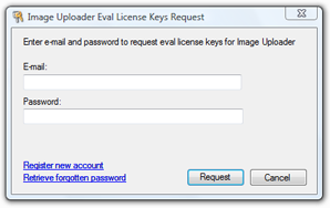 Image Uploader Eval License Keys Request