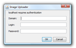 NTLM Authentication Dialog