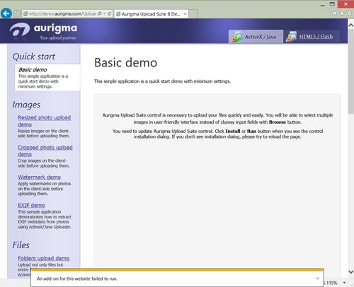 An add-on for this website failed to run An add-on for this website failed to run