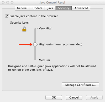 The Java applet does not upload files