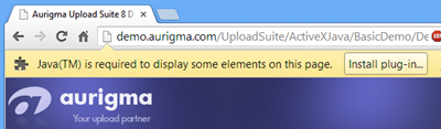Install plug-in