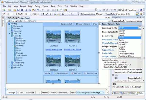 ASP.NET control library ASP.NET control library