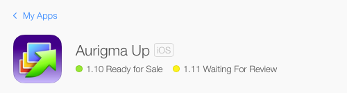 Aurigma Up 1.11 is submitted for Apple review