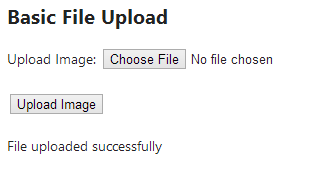 Simple file upload form - upload succesfully completed (ASP.NET MVC) Simple file upload form - upload succesfully completed (ASP.NET MVC)