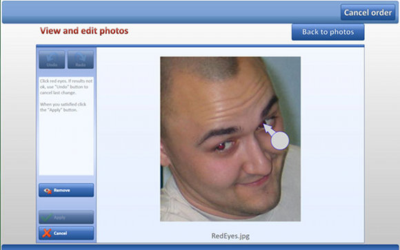 Red-eye removal tool Red-eye removal tool