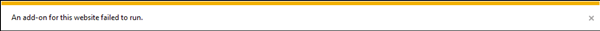 ActiveX install failure message