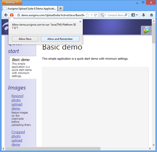 Unblocking the plugin Unblocking the plugin